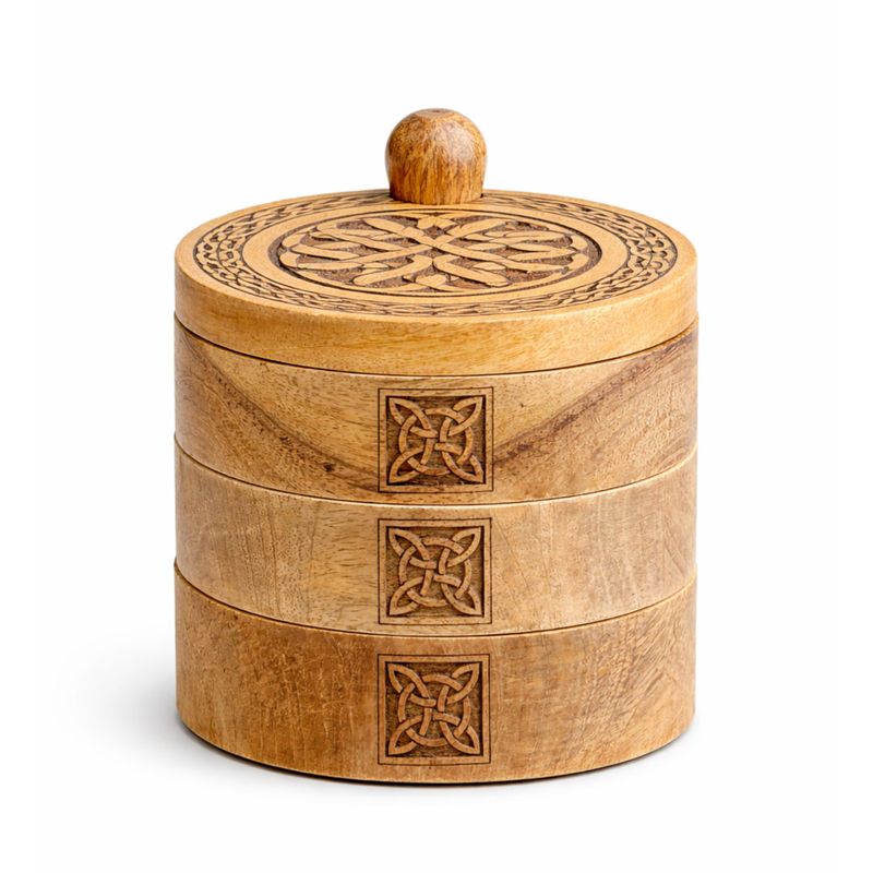 Revolving box compartments