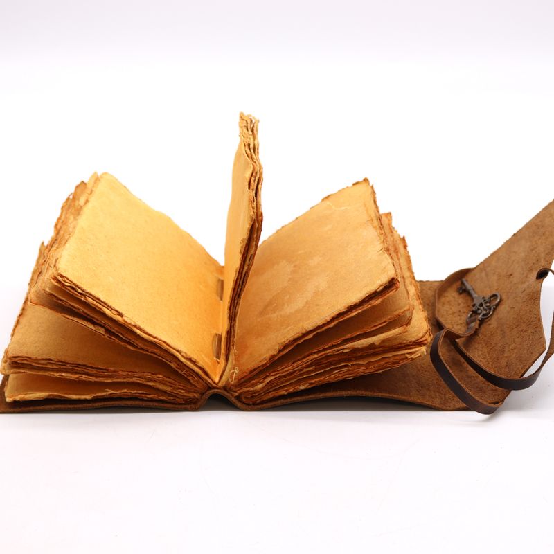 Deckle-edged pages