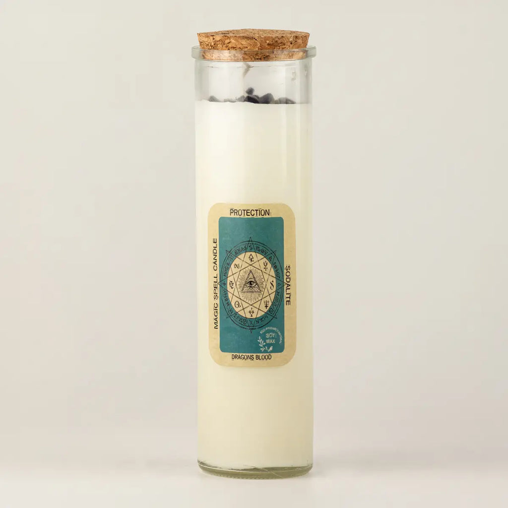 Protection spell candle