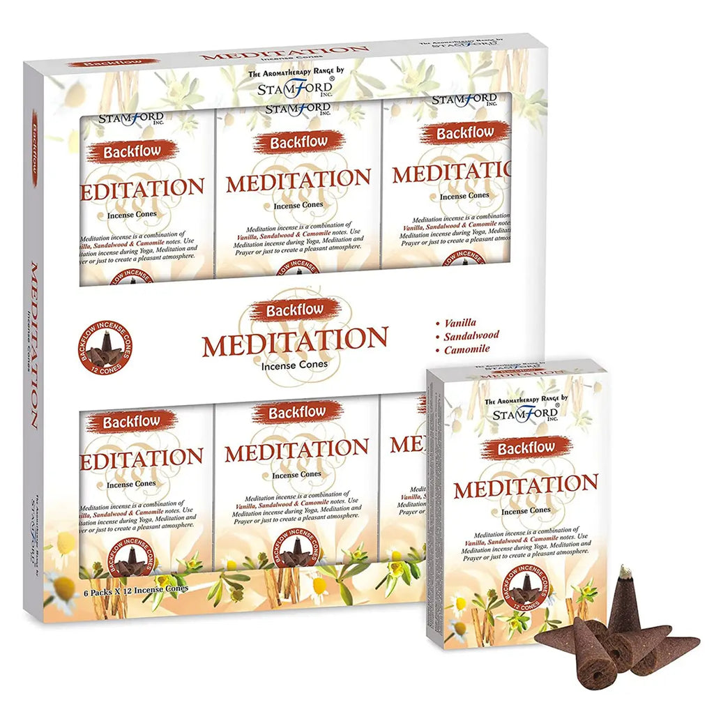 Meditation backflow cones