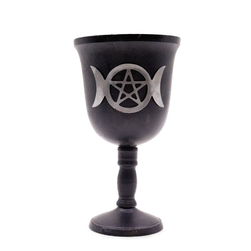 Triple moon goblet detail
