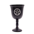 Iron ritual goblet with pentagram