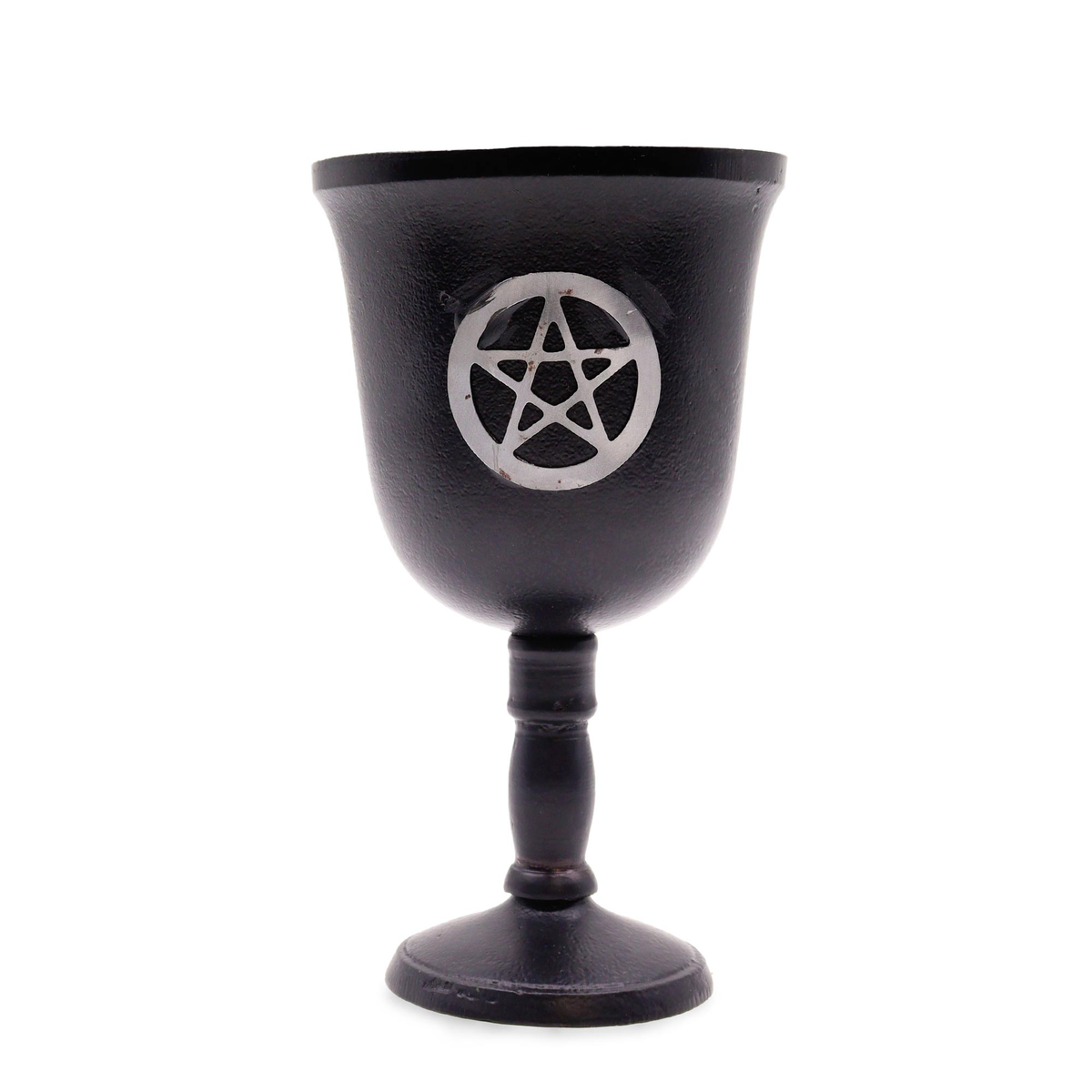 Iron ritual goblet with pentagram