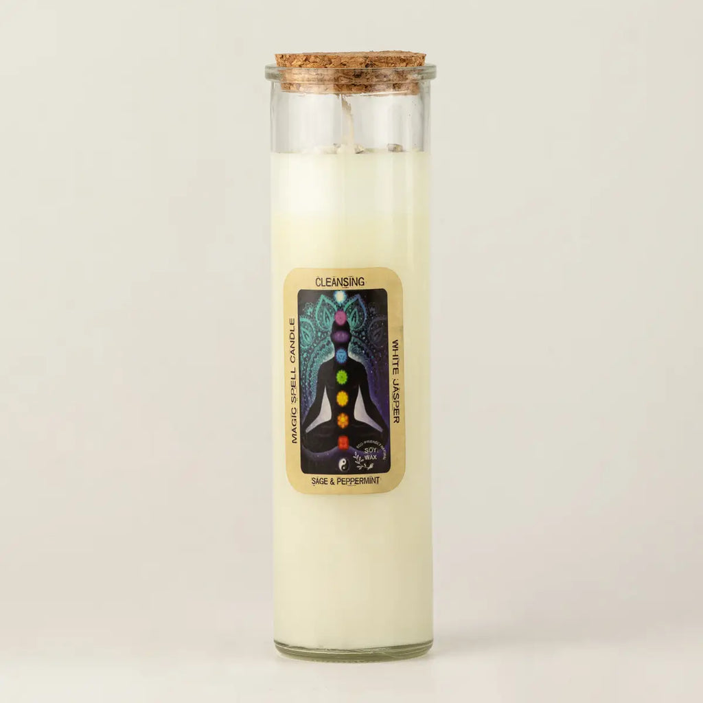 Cleansing spell candle