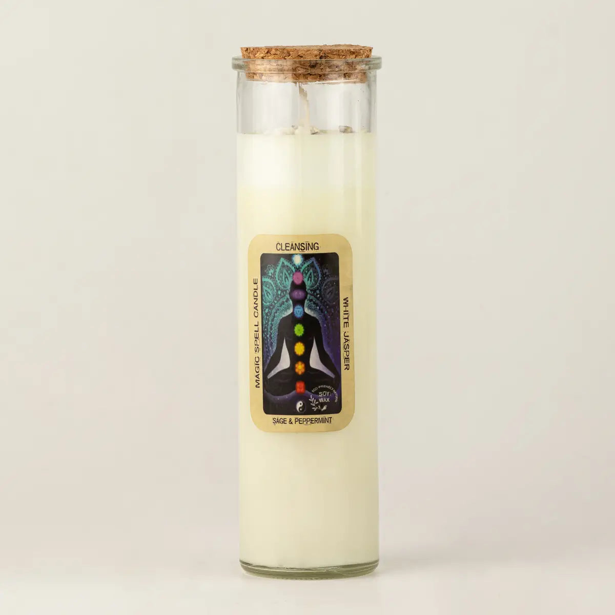 Cleansing spell candle