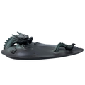 Ceramic dragon in pool backflow incense burner