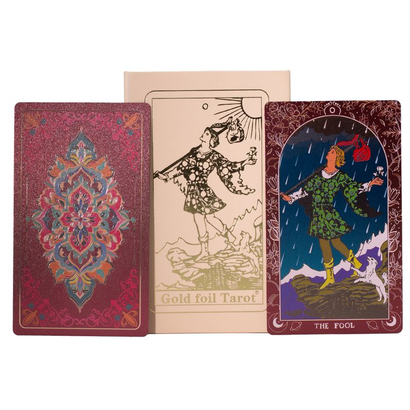 Tarot booklet and pink box