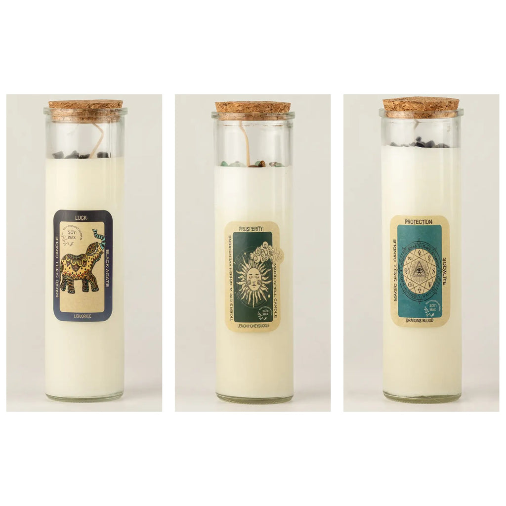 Luck, Prosperity and Protection spell candles